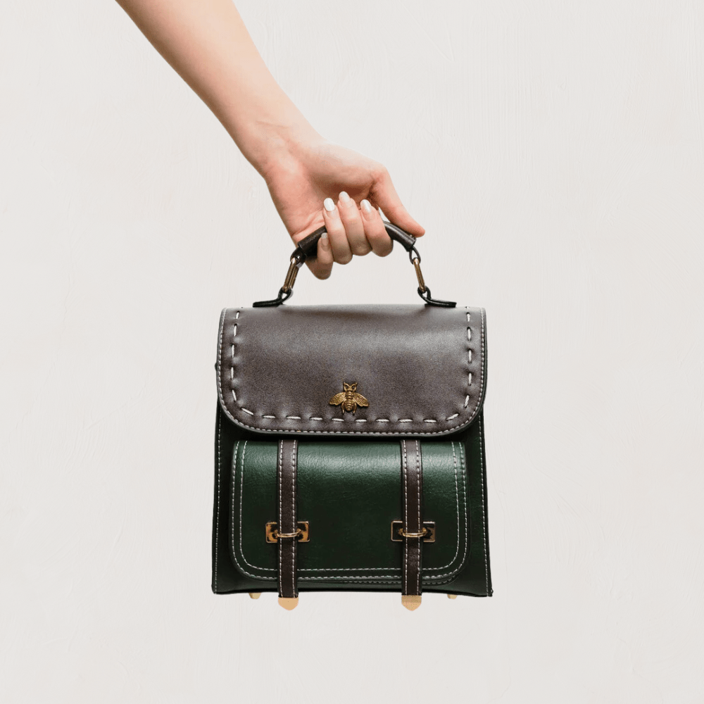bags : Yuna Bag Leer - Bruin - Tas in van Pantino