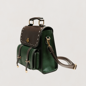 bags : Yuna Bag Leer - Bruin - Tas in van Pantino
