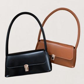 bags : Schoudertas Dames Zwart - Tijdloos Elegant - Synthetisch Leer in van Pantino