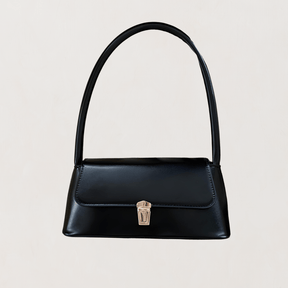 bags : Schoudertas Dames Zwart - Tijdloos Elegant - Synthetisch Leer in Zwart van Pantino