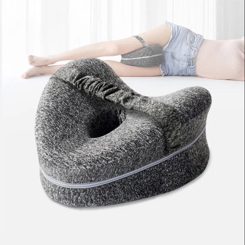 home & garden : Zawiqa Hip Pillow - Comfort en Ondersteuning voor een Betere Nachtrust - Grijs in Grijs van Pantino