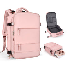 bags : Journey Rugzak - Blauw in Roze van Pantino
