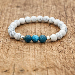 Bracelet : Armband Dames Wit - Spirituele Apatiet in Wit van Pantino