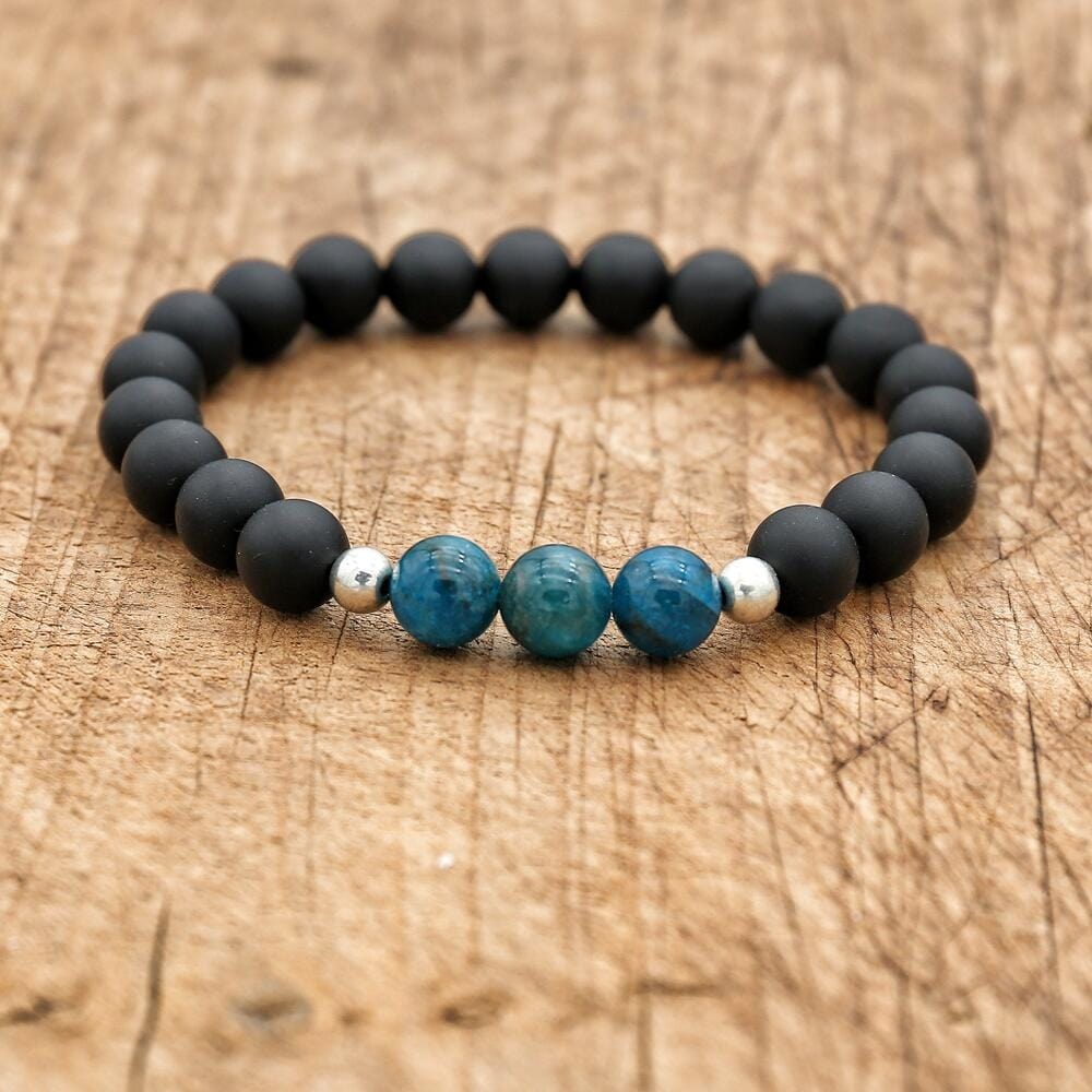 Bracelet : Armband Dames Wit - Spirituele Apatiet in Zwart van Pantino