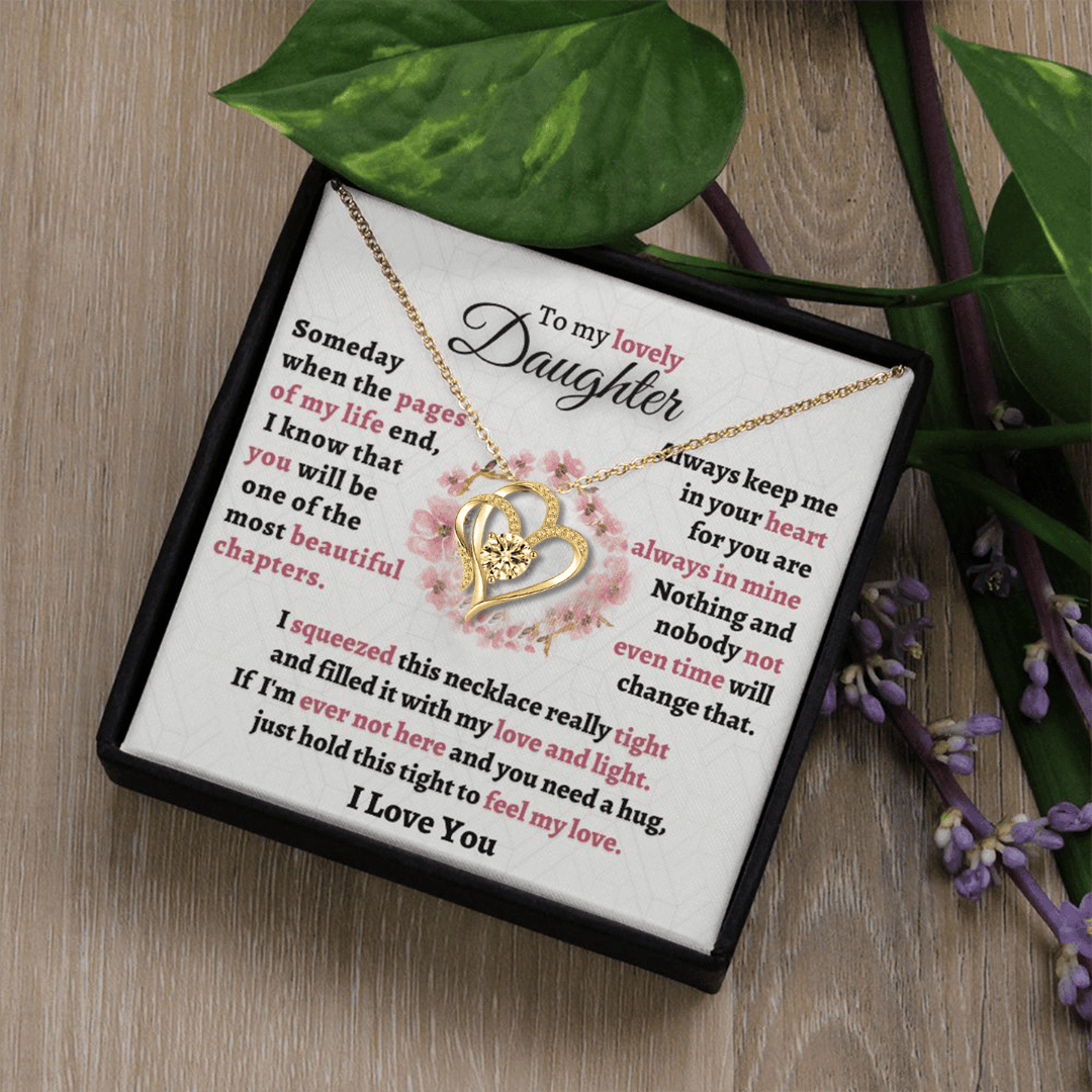 Necklace : Ketting Zilver - ZirconHeart - Liefde in van Pantino