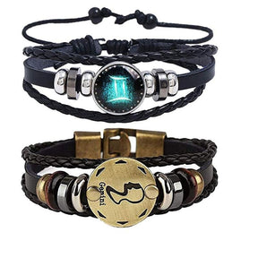 Bracelet : Zodiac Armband Ram - Verzilverd & Verstelbaar Sterrenbeeld Sieraad in Gemini van Pantino