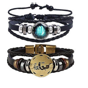 Bracelet : Zodiac Armband Ram - Verzilverd & Verstelbaar Sterrenbeeld Sieraad in Maagd van Pantino