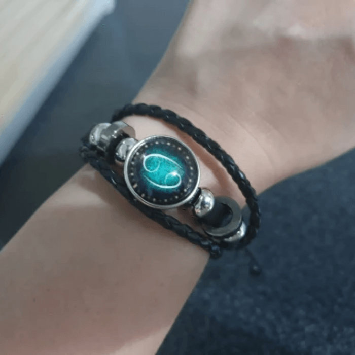 Bracelet : Zodiac Armband Ram - Verzilverd & Verstelbaar Sterrenbeeld Sieraad in van Pantino