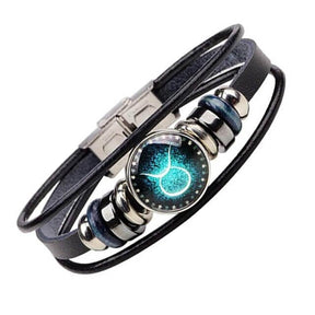 Bracelet : Zodiac Armband Ram - Verzilverd & Verstelbaar Sterrenbeeld Sieraad in van Pantino