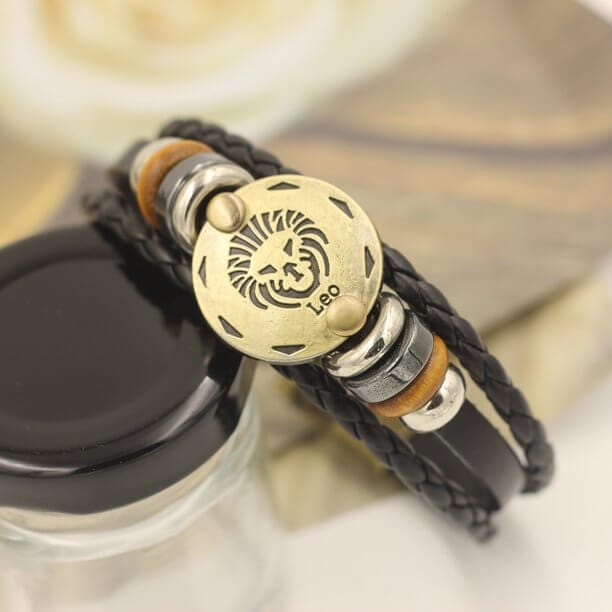 Bracelet : Zodiac Armband Ram - Verzilverd & Verstelbaar Sterrenbeeld Sieraad in van Pantino