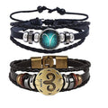 Bracciale zodiacale Ariete - Placcato argento e regolabile, gioiello segno zodiacale
