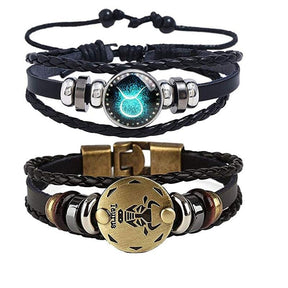 Bracelet : Zodiac Armband Ram - Verzilverd & Verstelbaar Sterrenbeeld Sieraad in Taurus van Pantino
