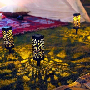 outdoor equipment : Zonne-Aangedreven Vintage Tuin Lamp in van Pantino