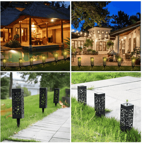 outdoor equipment : Zonne-Aangedreven Vintage Tuin Lamp in van Pantino