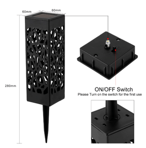 outdoor equipment : Zonne-Aangedreven Vintage Tuin Lamp in van Pantino