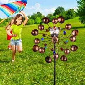 home & garden : Zonne-Energie Aangedreven Glazen Bal Windmolen in van Pantino