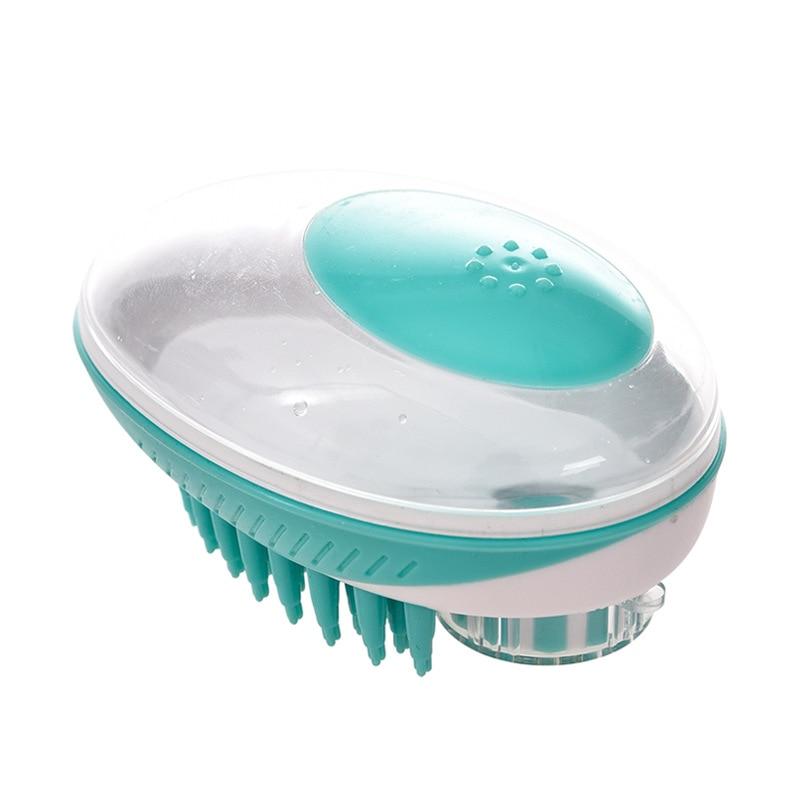 pets : Zorro 2-in-1 Zeepdispenser - Een Massage en Zeep Borstel voor Jouw Hond - Groen in van Pantino