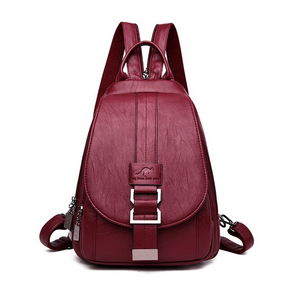 bags : LuxeBag - Lederen Dames Tas - Zwart in van Pantino