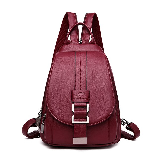 bags : LuxeBag - Lederen Dames Tas - Zwart in van Pantino