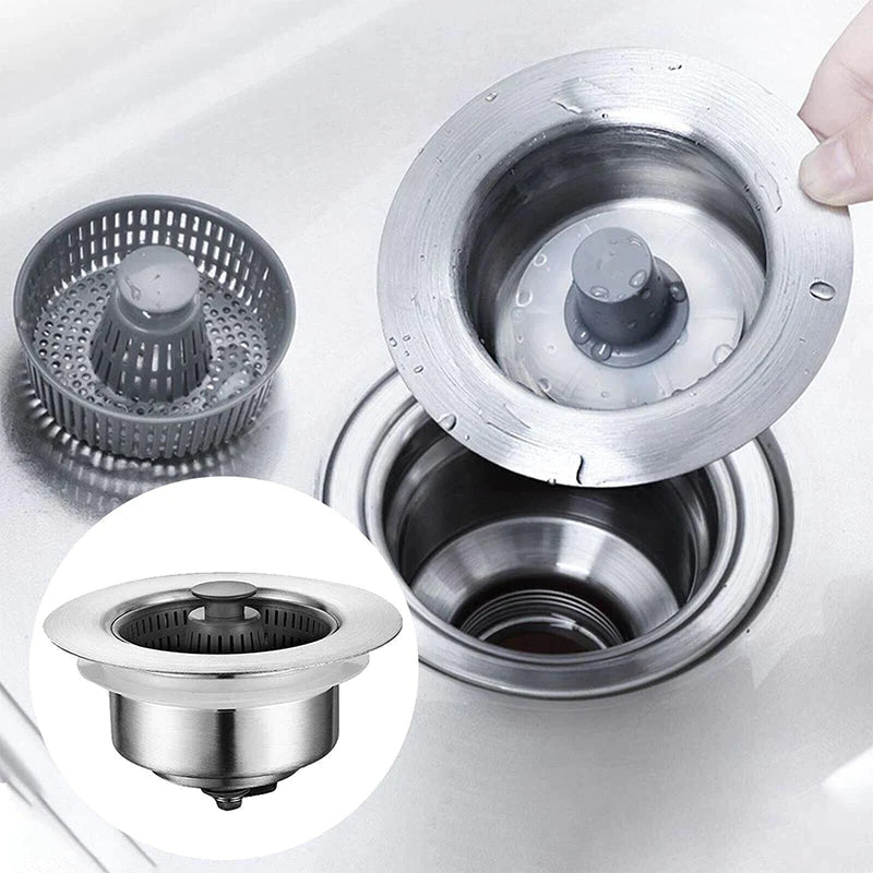 home & garden : Filter voor Gootsteenafvoer (1 + 1) in Accessoires tegen geurtjes in de gootsteen (1 stuks) van Pantino