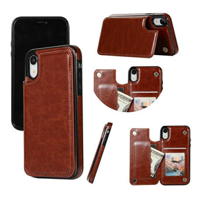 Phone Case : Portemonnee Zwart - IPhone Leren Hoesje in van Pantino