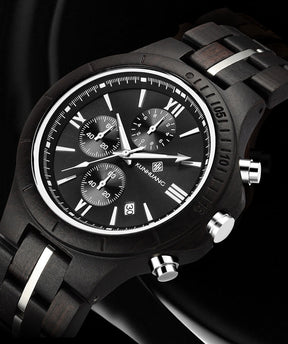 watches : Horloge Heren Olijf - Houten in van Pantino