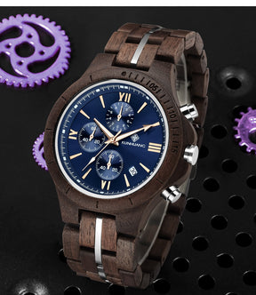 watches : Horloge Heren Olijf - Houten in van Pantino