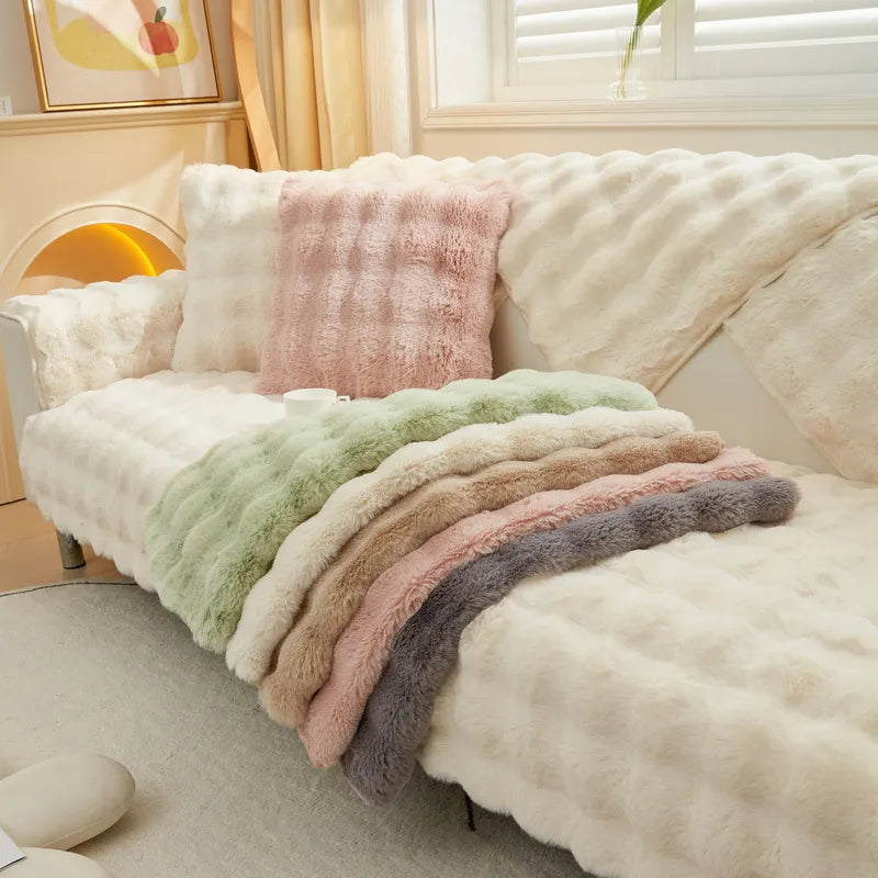 pets : Bankhoes CosyCover - Witte stretch 2-zits hoes met perfecte pasvorm en bescherming in van Pantino