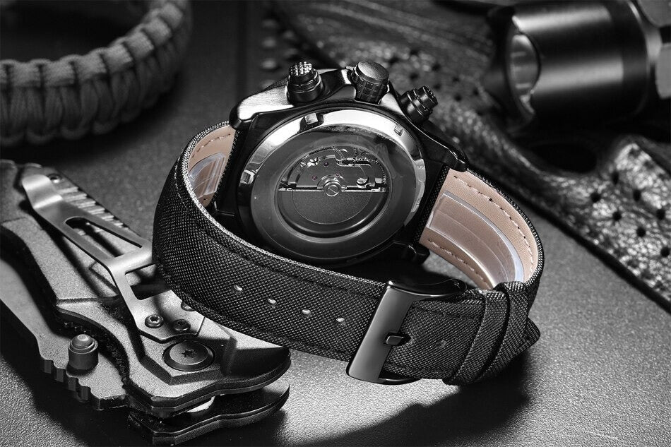 watches : Horloge Zwart - Automatisch Zelfopwindend in van Pantino