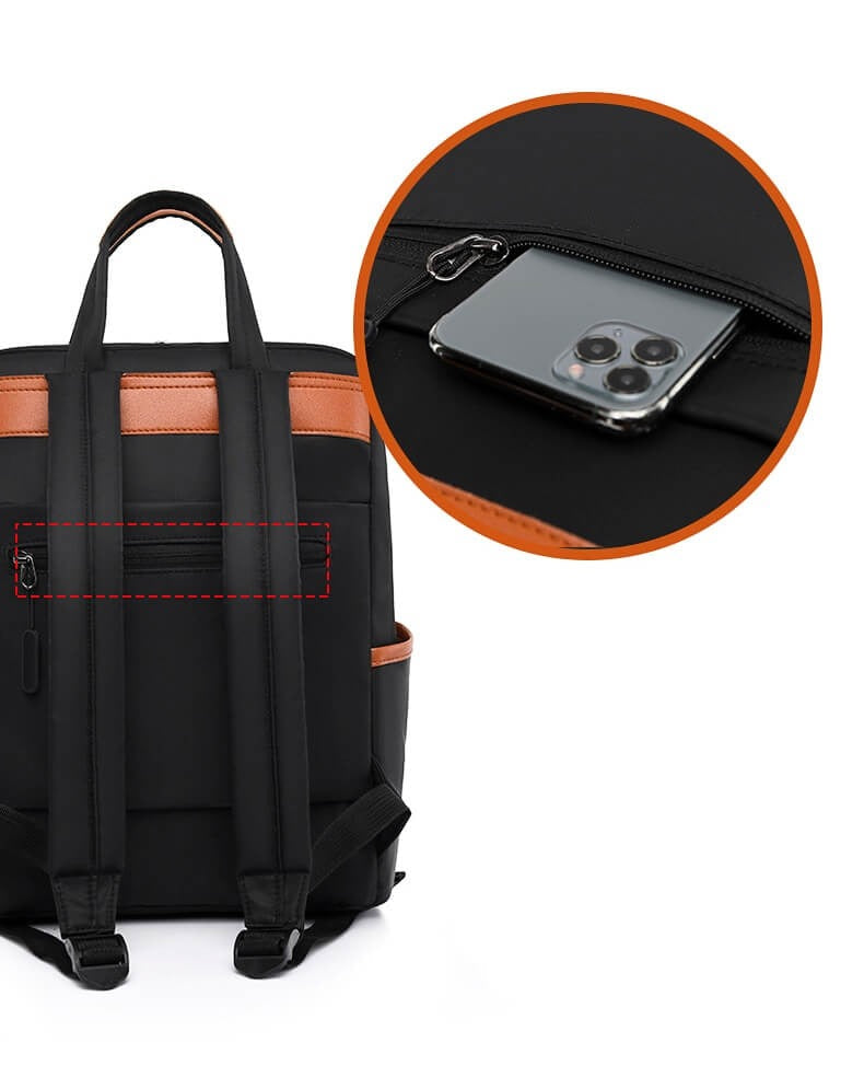 bags : Anti-Diefstal Reizen Mochila - Zwart in van Pantino
