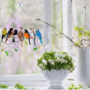 home & garden : Glas-In-Lood Look Raamdecoratie in van Pantino