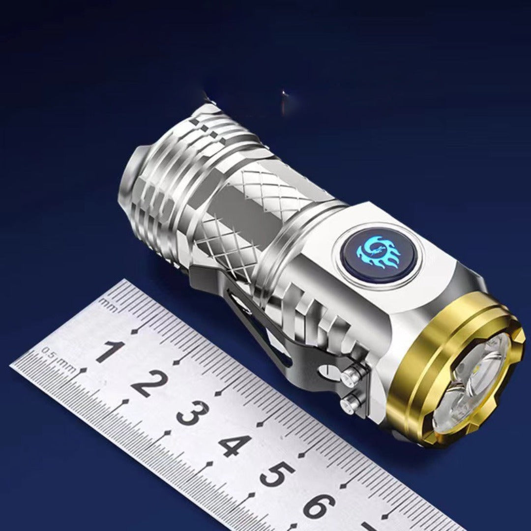 outdoor equipment : Deilin LED Zaklamp - Zilver in van Pantino