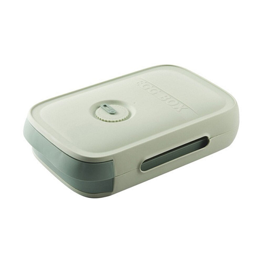 home & garden : Eier Organizer voor keuken, automatische rollende eierhouder in diepblauw kunststof in Licht Groen 1+1 GRATIS van Pantino
