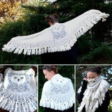 LadyWrap - Écharpe rétro hibou