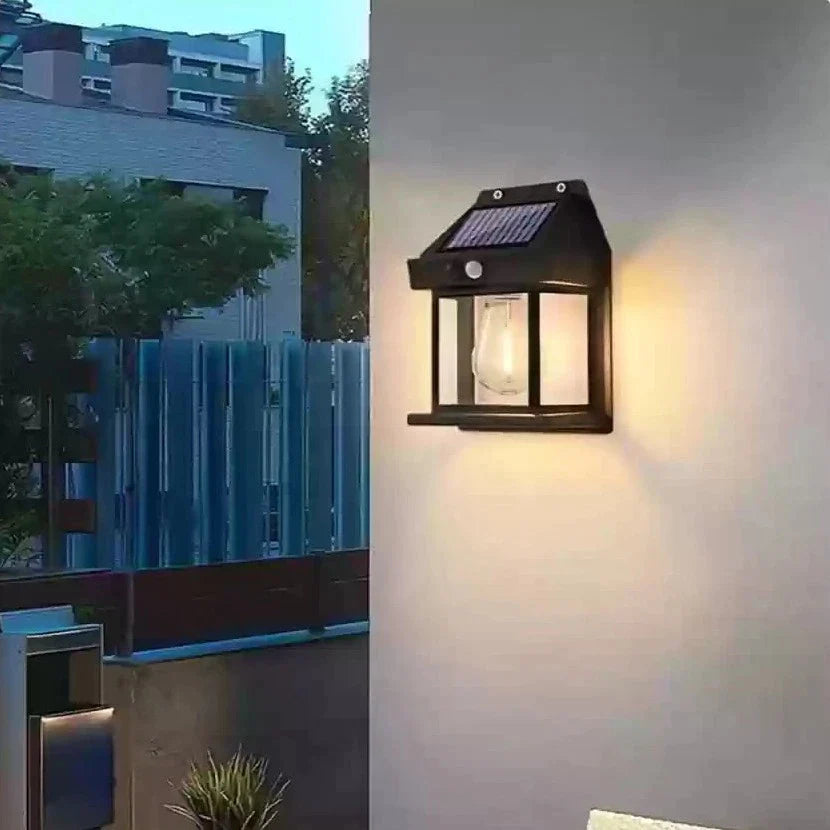 outdoor equipment : SolarLED - LED-Lamp op Zonne-Energie - 2x Zwart in van Pantino