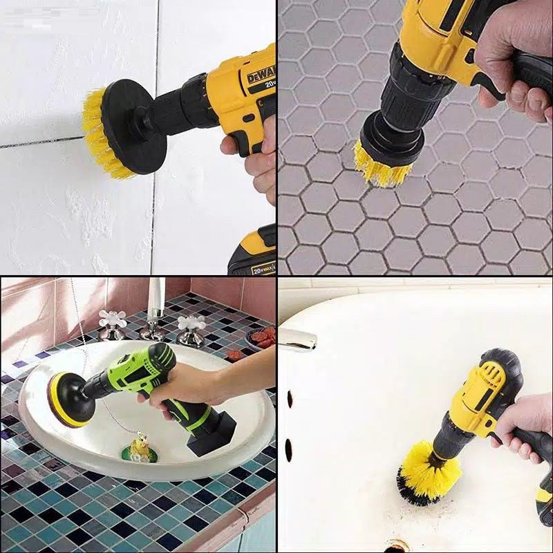 gadgets : Krachtige Boorborstelset 3-delig (Complete Set T.w.v €49.95) - Rood in van Pantino