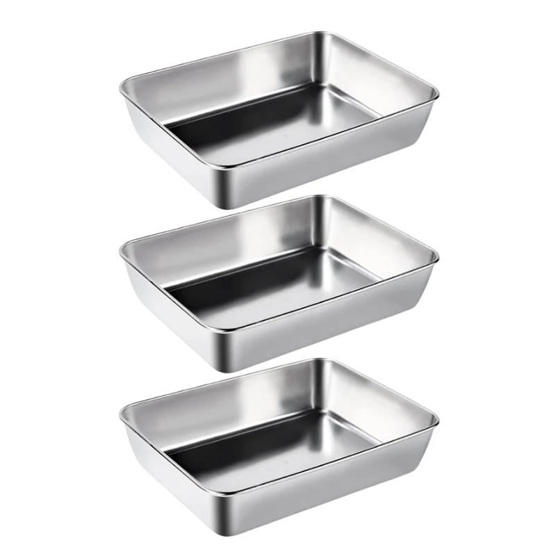 outdoor equipment : BBQTray - Vierkante Roestvrijstalen Plaat in van Pantino