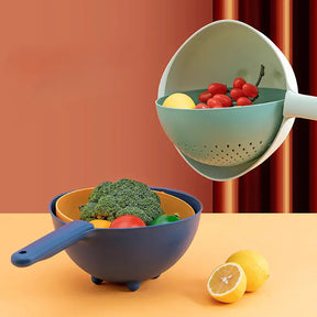 home & garden : DrainBasket - Dubbele Afvoerkorf - Blauw in van Pantino