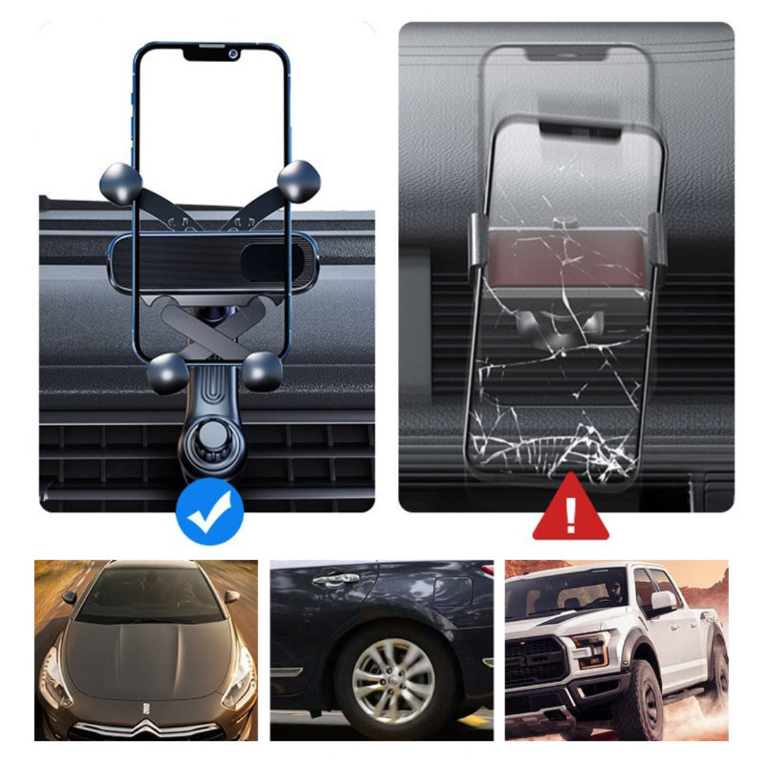gadgets : PhoneMount - Telefoonhouder voor in de Auto - Zwart in van Pantino