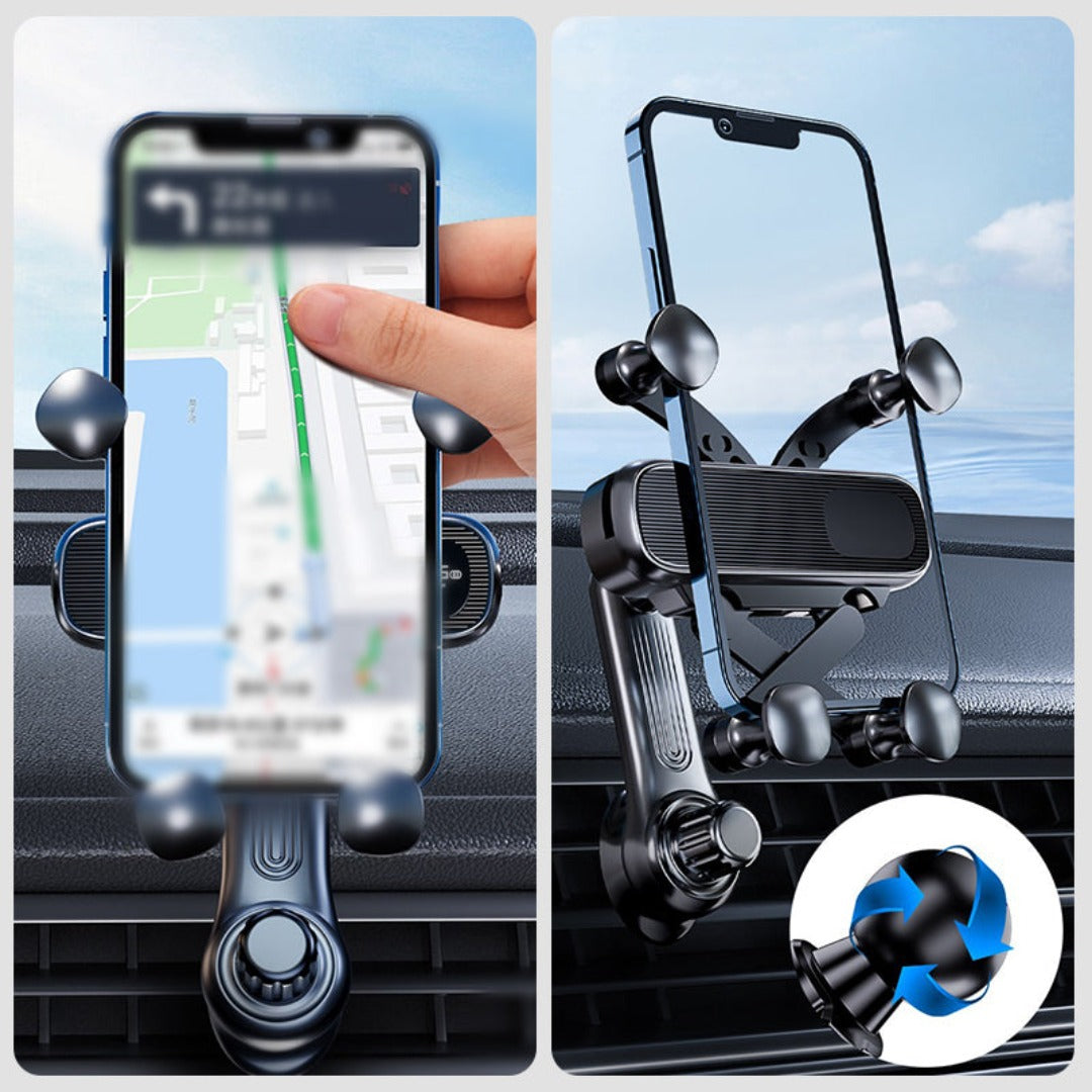 gadgets : PhoneMount - Telefoonhouder voor in de Auto - Zwart in van Pantino