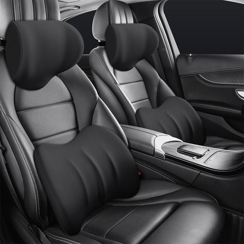 other : CozyDrive - Hoofdsteun & Rugkussen voor in de Auto - Blauw in van Pantino