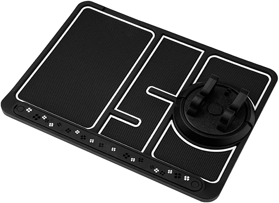 gadgets : DriveDeck - Mat voor Telefoonhouder op Dashboard - Rood in Lichtgevend van Pantino