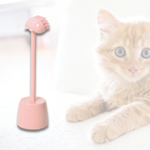 pets : Cat Massage Brush - Wit in Nog 2 op voorraad Roze van Pantino