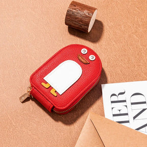 Card Holder : Kaarthouder Dames Rood - CaseCover - Pu Leren Leer in van Pantino