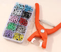 Metalen Drukknopen Set 100 stuks – Naaimachine Klemtangen & Stitch Gereedschap voor Kleding