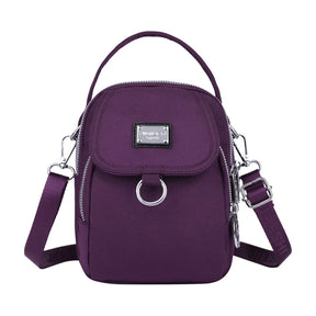 bags : Crossbody Tas Dames Zwart - Nylon Crossbody Tassen in van Pantino