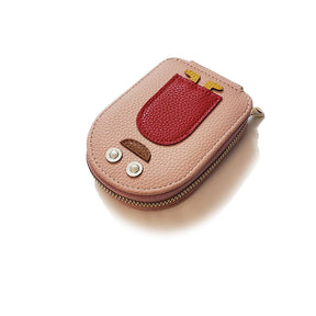 Card Holder : Kaarthouder Dames Rood - CaseCover - Pu Leren Leer in Roze van Pantino