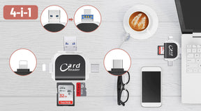 gadgets : SD-Kaart - Multi-Port 4 in 1 Universele SD in van Pantino