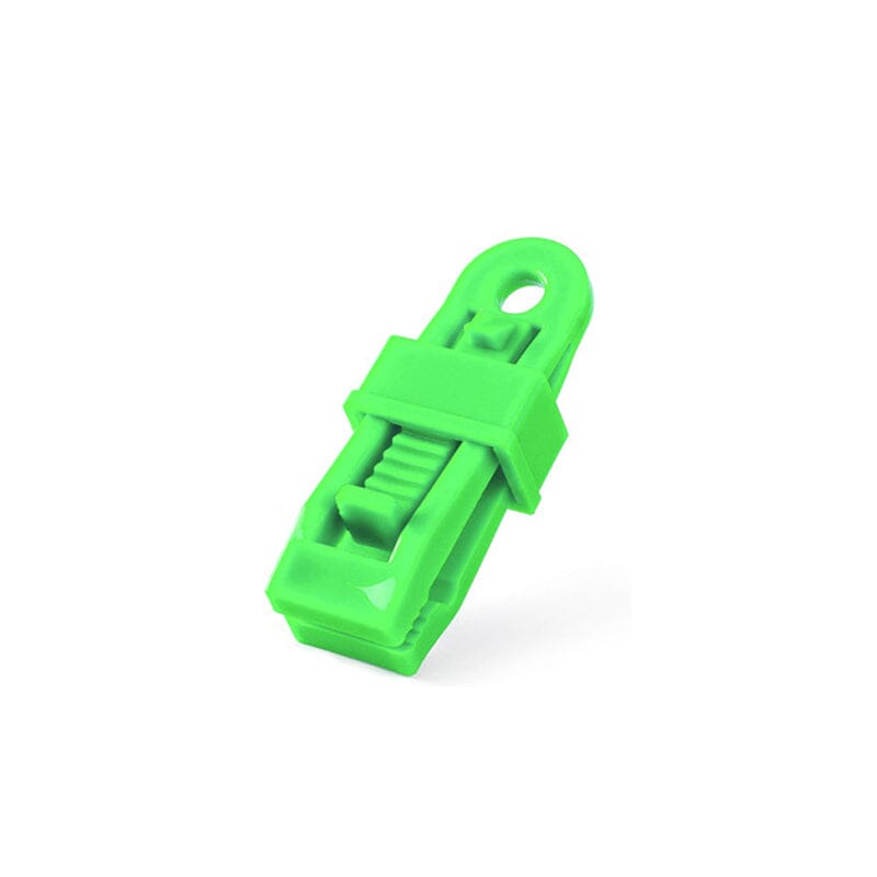 outdoor equipment : TarpLock - Verstelbare Handvatclip ( 5 + 5 ) - Zwart in Groen 10 + 10 Stuks Gratis van Pantino