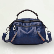 bags : CompactBag - Multi-Zakken Ruime Mini-Tas - Bruin in Blauw van Pantino